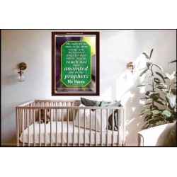 TOUCH NOT MINE ANOINTED   Bible Verse Wall Art Frame   (GWARK802)   "25X33"