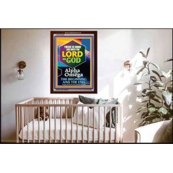 ALPHA AND OMEGA BEGINNING AND THE END   Framed Sitting Room Wall Decoration   (GWARK8649)   