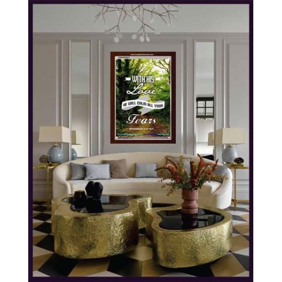 WILL CALM ALL YOUR FEARS   Christian Frame Art   (GWARK4271)   