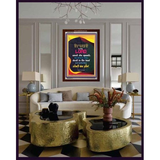 TRUST IN THE LORD   Bible Verses Framed Art   (GWARK4779)   