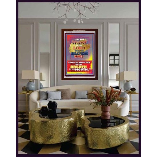 WORD OF THE LORD   Framed Hallway Wall Decoration   (GWARK7384)   