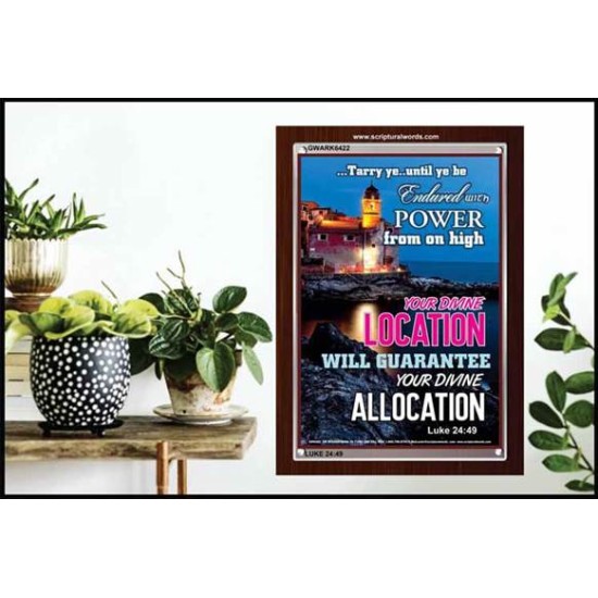 YOU DIVINE LOCATION   Printable Bible Verses to Framed   (GWARK6422)   