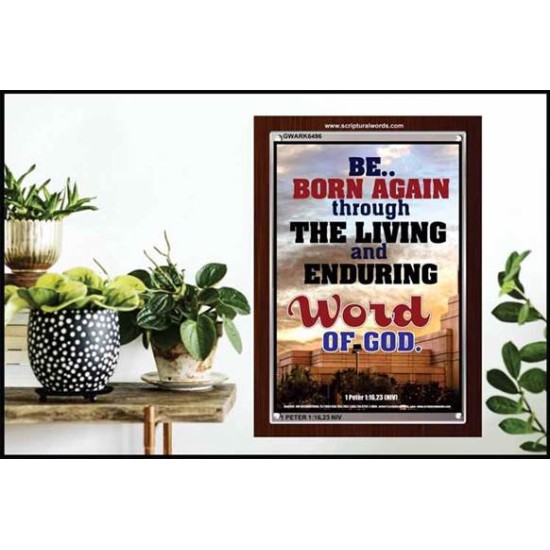 BE BORN AGAIN   Bible Verses Poster   (GWARK6496)   