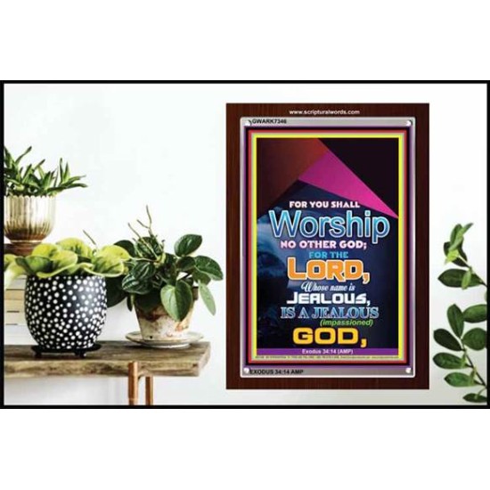 WORSHIP   Religious Art Frame   (GWARK7346)   