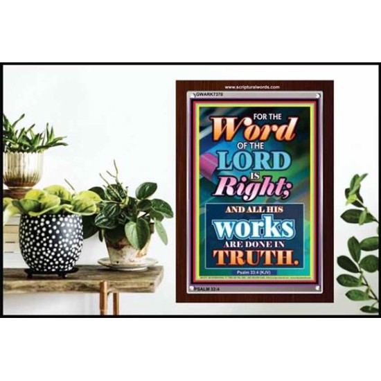 WORD OF THE LORD   Contemporary Christian poster   (GWARK7370)   