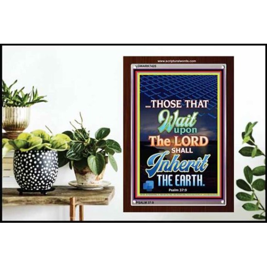 WAIT UPON THE LORD   Bible Verses Frame for Home   (GWARK7425)   