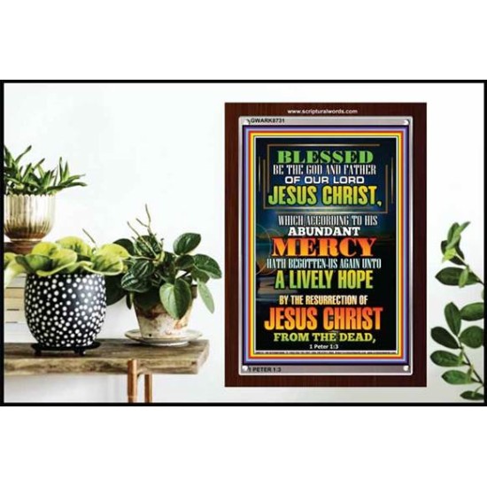 ABUNDANT MERCY   Scripture Wood Frame Signs   (GWARK8731)   