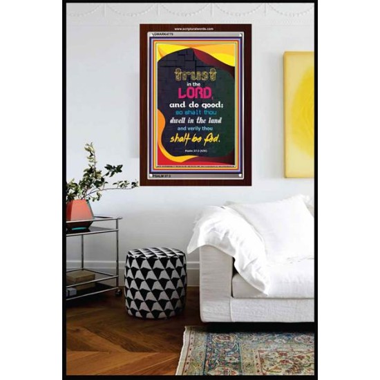 TRUST IN THE LORD   Bible Verses Framed Art   (GWARK4779)   