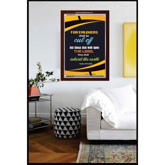 WAIT UPON THE LORD   Inspirational Bible Verse Frame   (GWARK4783)   