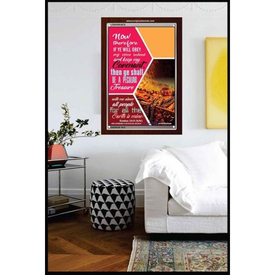 BE A PECULIAR TREASURE   Large Frame Scripture Wall Art   (GWARK4978)   