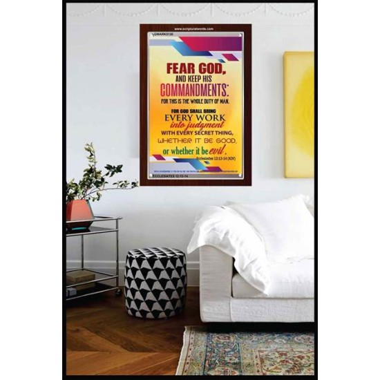 WHOLE DUTY OF MAN   Inspiration Frame   (GWARK5130)   