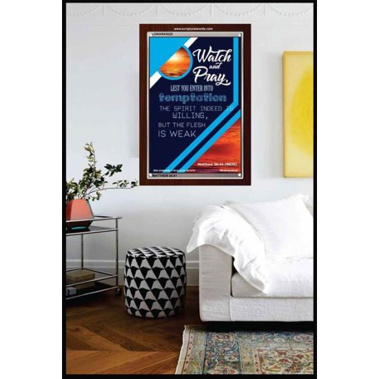 WATCH AND PRAY   Contemporary Christian Poster   (GWARK5528)   