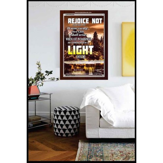 A LIGHT   Scripture Art Acrylic Glass Frame   (GWARK6385)   