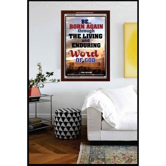 BE BORN AGAIN   Bible Verses Poster   (GWARK6496)   