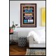 TRUST GOD AT ALL TIMES   Biblical Paintings Acrylic Glass Frame   (GWARK8415)   