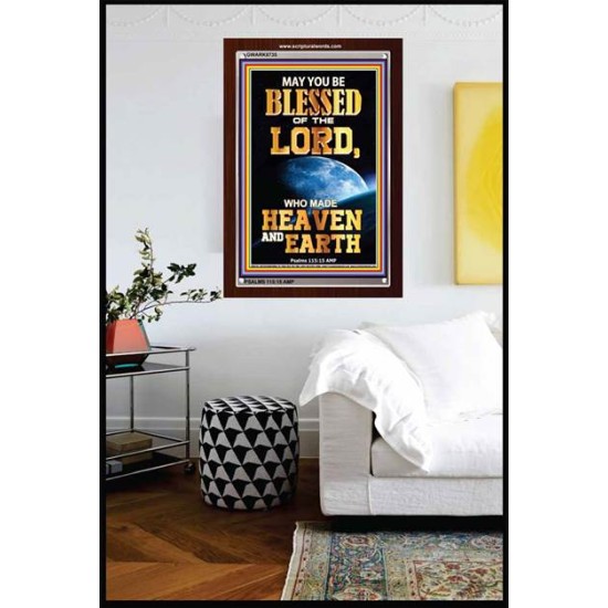 WHO MADE HEAVEN AND EARTH   Encouraging Bible Verses Framed   (GWARK8735)   