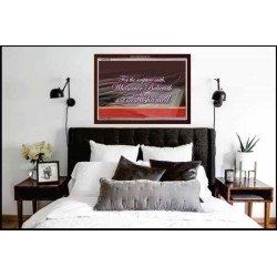 WHOSOEVER BELIEVETH   Custom Framed Scriptural ArtWork   (GWARK1296)   "33X25"