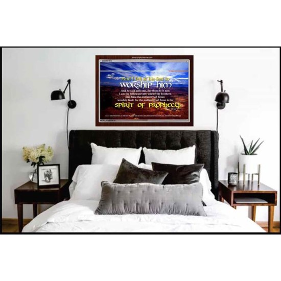 WORSHIP HIM   Custom Framed Bible Verse   (GWARK1511)   