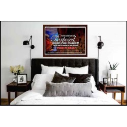 WHO SHALL DISANNUL IT   Large Frame Scriptural Wall Art   (GWARK1531)   "33X25"