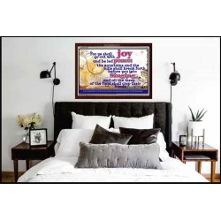 YE SHALL GO OUT WITH JOY   Frame Bible Verses Online   (GWARK1535)   "33X25"