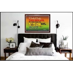 VERILY VERILY   Scripture Art Prints Framed   (GWARK3838)   "33X25"