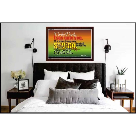 VERILY VERILY   Scripture Art Prints Framed   (GWARK3838)   