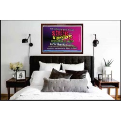 VAIN GLORY   Contemporary Christian Wall Art   (GWARK3841)   "33X25"