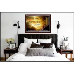 VENGEANCE BELONGS TO GOD   Acrylic Glass Frame Scripture Art   (GWARK3904)   "33X25"