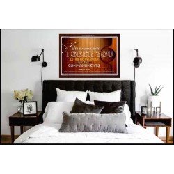 SEEK GOD WITH YOUR WHOLE HEART   Christian Quote Frame   (GWARK4265)   