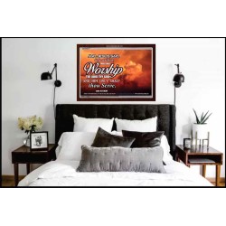 WORSHIP   Home Decor Art   (GWARK6377)   "33X25"