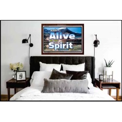 ALIVE BY THE SPIRIT   Framed Guest Room Wall Decoration   (GWARK6736)   