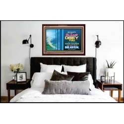 YOUR NAMES ARE WRITTEN IN HEAVEN   Christian Quote Framed   (GWARK7527)   "33X25"