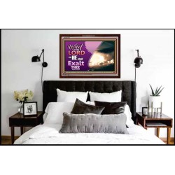 WAIT ON THE LORD   Framed Bible Verses   (GWARK7570)   "33X25"