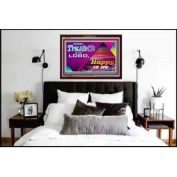 TRUST IN THE LORD   Framed Bedroom Wall Decoration   (GWARK7920)   "33X25"