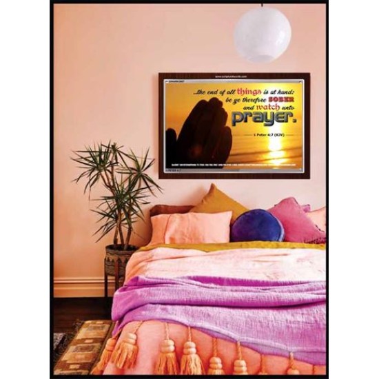 WATCH AND PRAY   Christian Wall Art Poster   (GWARK3887)   