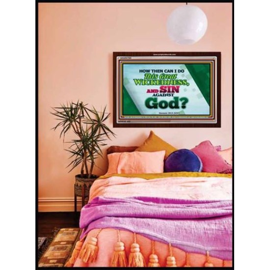 SIN   Bible Verse Frame for Home   (GWARK7585)   
