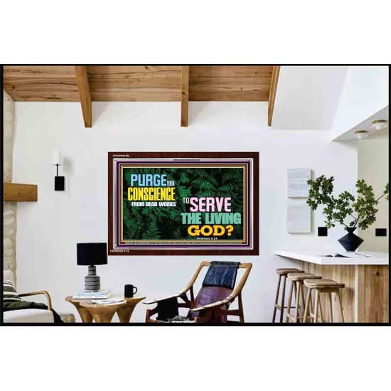 SERVE THE LIVING GOD   Religious Art   (GWARK8845L)   