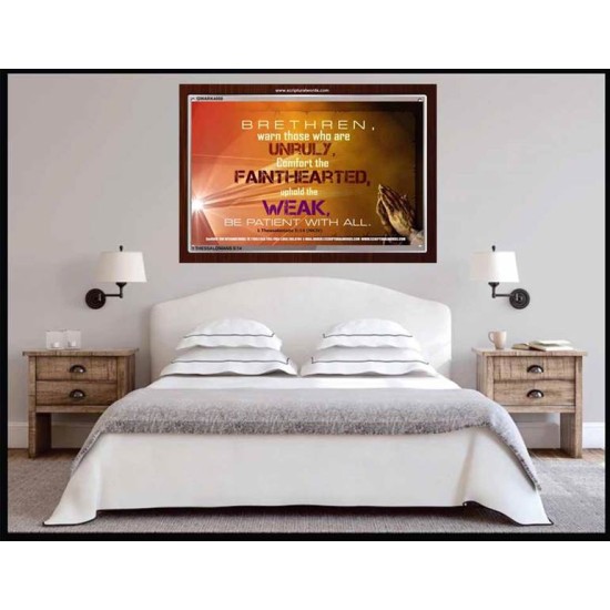 UPHOLD THE WEAK   Inspirational Wall Art Frame   (GWARK4008)   