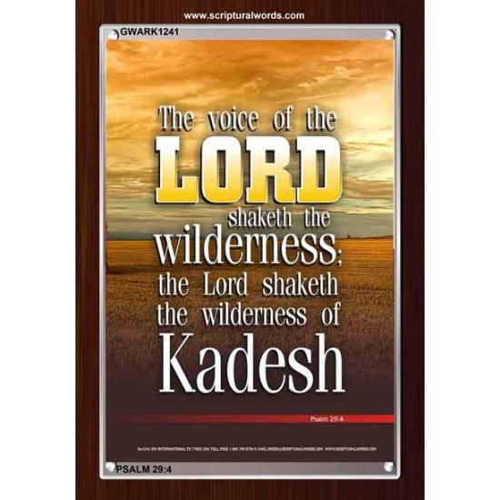 VOICE OF THE LORD IS POWERFUL   Scripture Wall Art   (GWARK1241)   