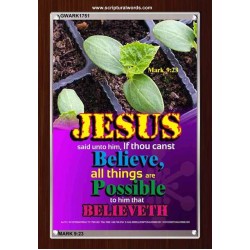 ALL THINGS ARE POSSIBLE   Modern Christian Wall Dcor Frame   (GWARK1751)   