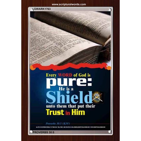 TRUST IN HIM   Scripture Art Frame   (GWARK1763)   