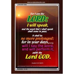 WILL PERFORM IT   Scripture Wall Art   (GWARK1946)   "25X33"