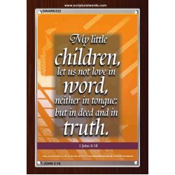 TRUE LOVE   Contemporary Christian Wall Art Acrylic Glass frame   (GWARK232)   "25X33"