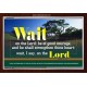 WAIT ON THE LORD   Contemporary Wall Decor   (GWARK270)   