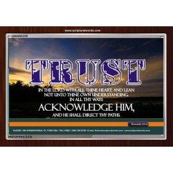 TRUST IN THE LORD   Modern Wall Art   (GWARK295)   "33X25"