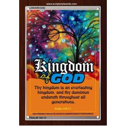 AN EVERLASTING KINGDOM   Framed Bible Verse   (GWARK3252)   