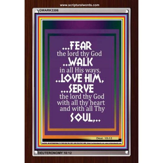 WALK IN ALL HIS WAYS   Scripture Art Prints   (GWARK3306)   