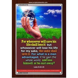 WHOSOEVER   Bible Verse Framed for Home   (GWARK3779)   "25X33"