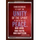 UNITY OF THE SPIRIT   Acrylic Glass Frame Scripture Art   (GWARK3995)   