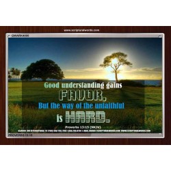 UNFAITHFULNESS   Framed Restroom Wall Decoration   (GWARK4000)   "33X25"